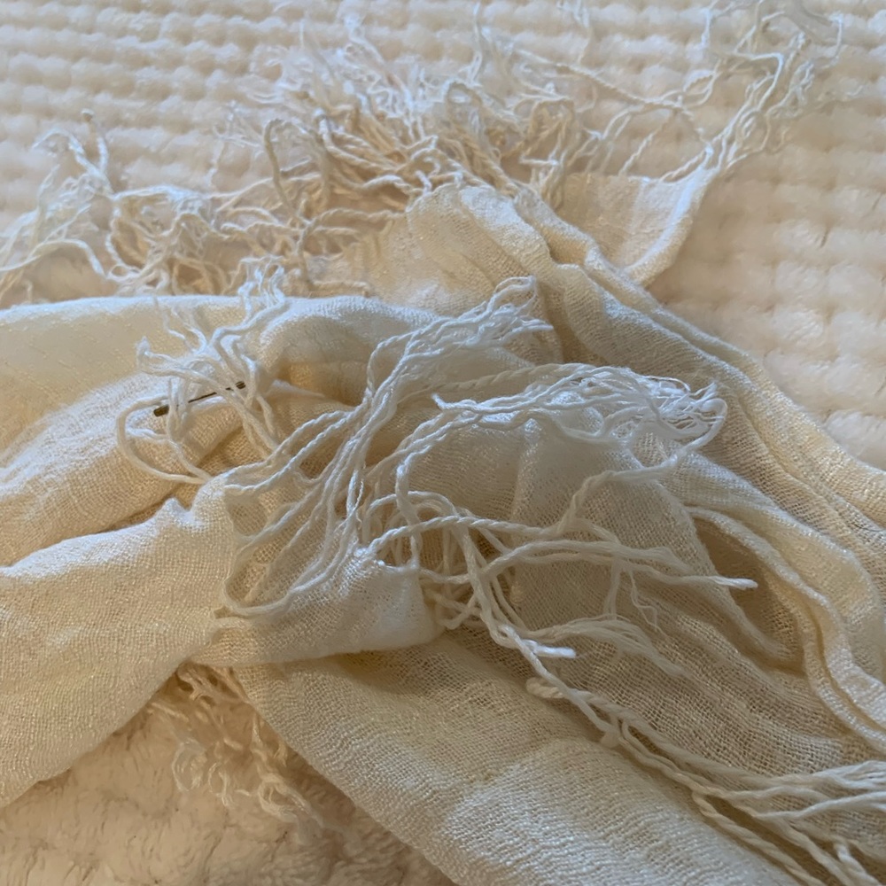 Cream Scarf